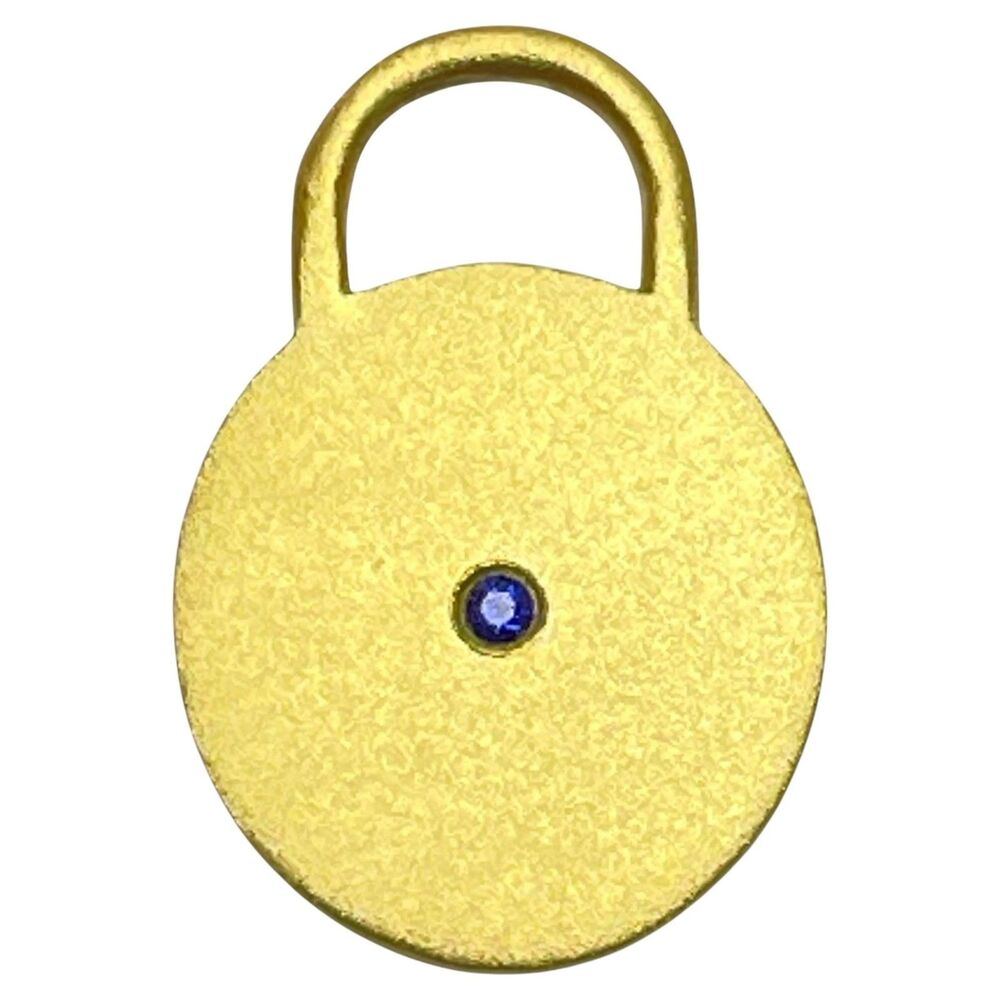 CHARM ME UP 22k gold sapphire charm by DOROTA LASAK